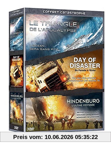 Coffret catastrophe : le triangle de l'apocalypse ; day of disaster ; hindenburg, l'ultime odyssée [FR Import]