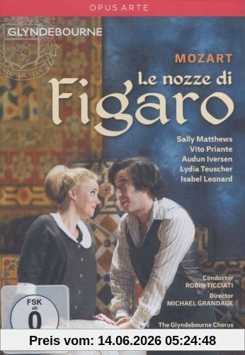 Robin Ticciati Mozart, Le Nozze Di Figaro (Glyndebourne, 2012) [2 DVDs]