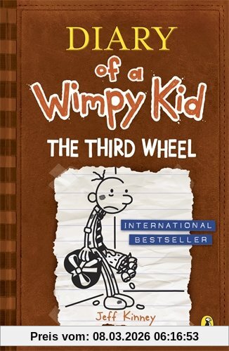Jeff Kinney Diary Of A Wimpy Kid, The Third Wheel (Book 7)