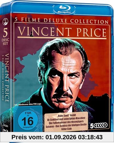 Vincent Price - Deluxe Collection (5 Blu-ray-Box mit Wendecover)