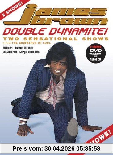 James Brown - Double Dynamite! Two Sensational Shows (+ Audio-CD)