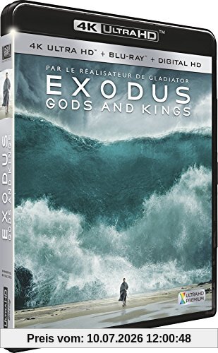 unbekannt Exodus , Gods And Kings [4K Ultra Hd + Blu-ray + Digital Hd]