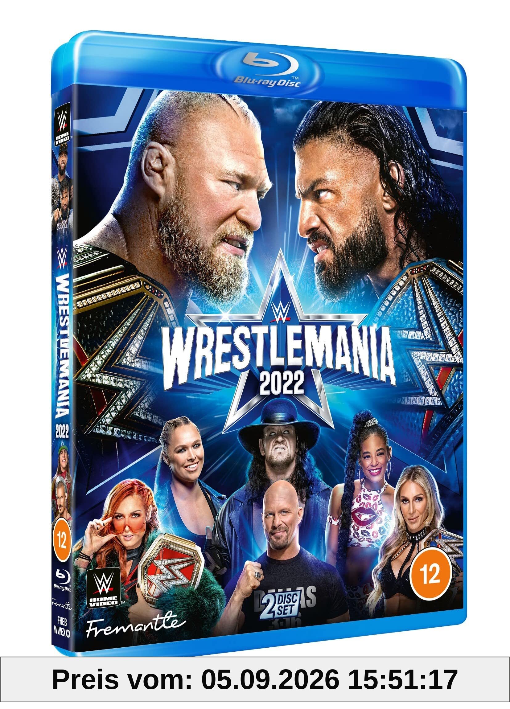 WWE: WrestleMania 38 Blu-Ray [2022]
