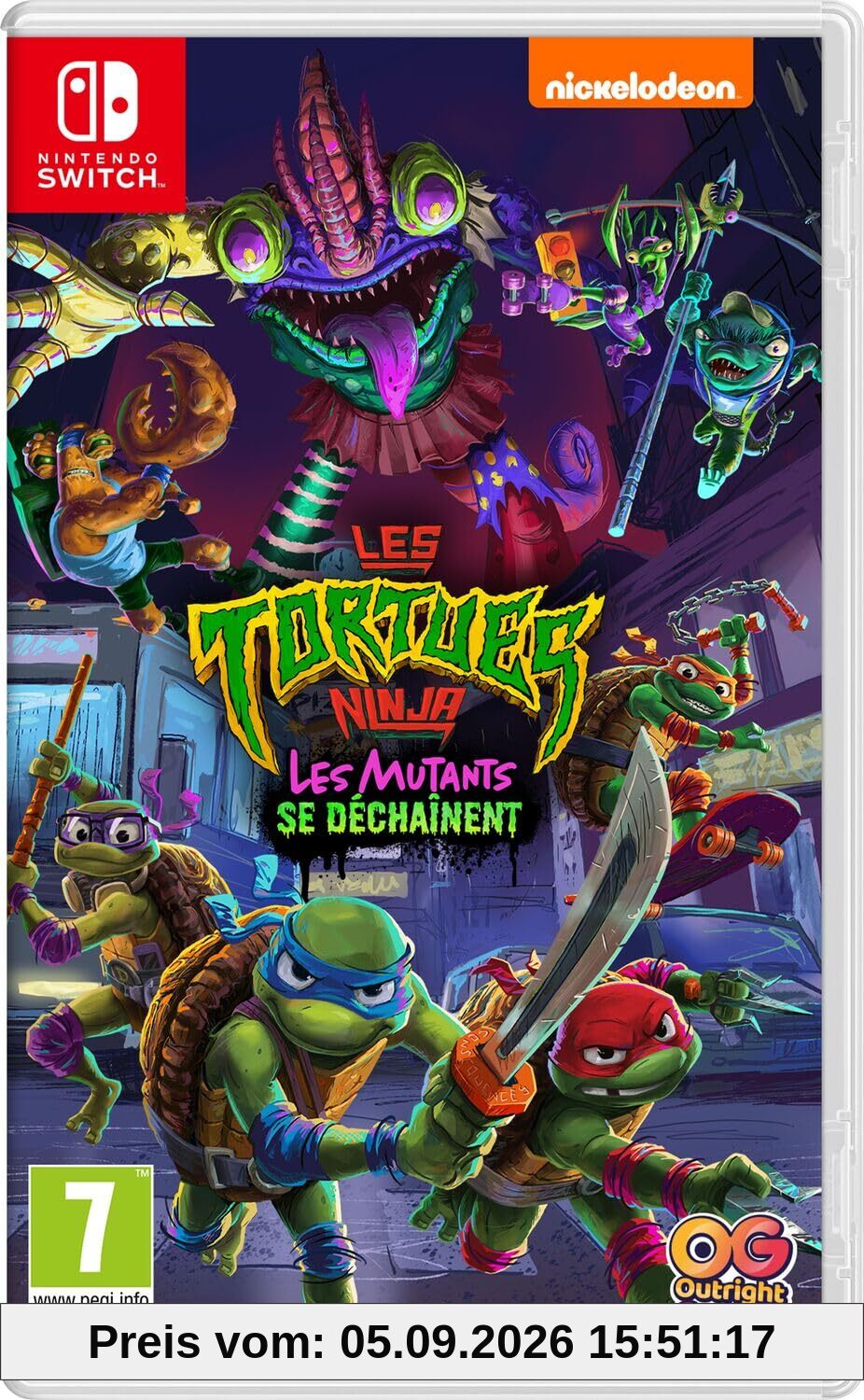 Teenage Mutant Ninja Turtles: Les Mutants se Dechainent - Switch