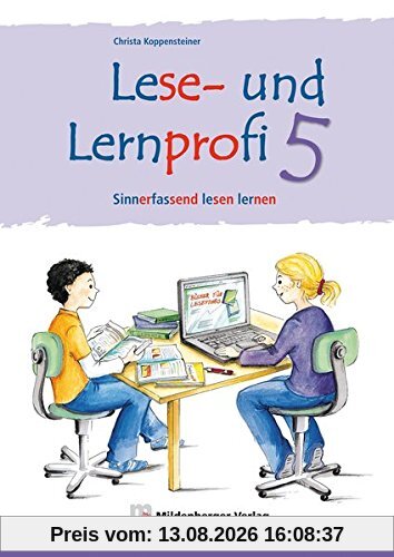 Lese- und Lernprofi 5 - Schülerarbeitsheft - silbierte Ausgabe: Sinnerfassend lesen lernen, Klasse 5