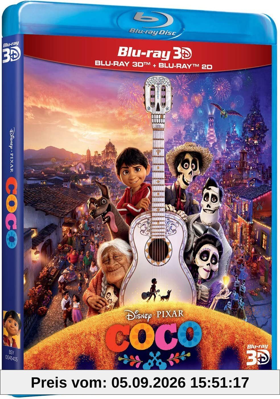 Coco [Blu-Ray]+[Blu-Ray 3D] [Region Free] (IMPORT) (Keine deutsche Version)