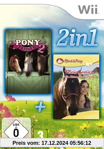 Pony Friends & Mein Gestüt [Software Pyramide] - [Nintendo Wii]