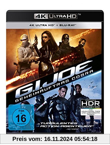 G.I. Joe - Geheimauftrag Cobra  (4K Ultra HD) (+ Blu-ray 2D)