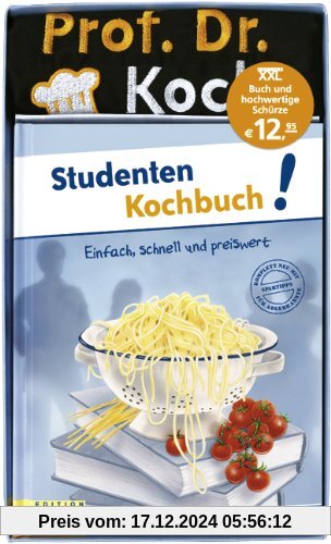 Studenten Kochbuch! mit Schürze