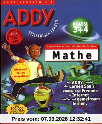 ADDY: Mathe Klasse 3 und 4. 3 CD- ROMs für Windows 95
