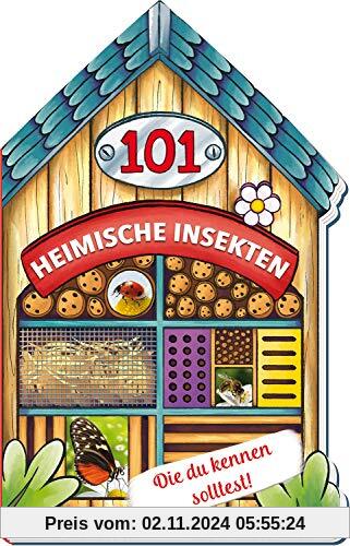 Trötsch Buch in Hausform 101 Heimische Insekten von A bis Z, die du kennen solltest: Kinderbuch Sachbuch Insektenbuch (E