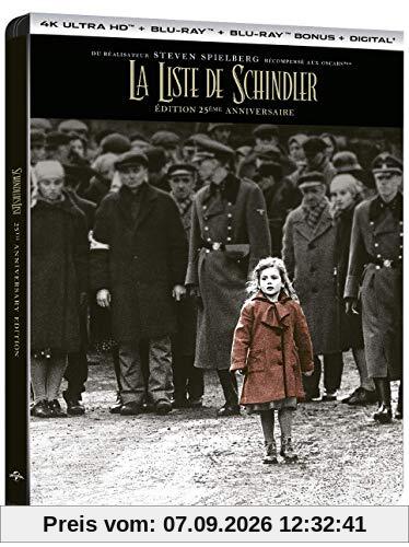 La liste de schindler 4k ultra hd [Blu-ray] [FR Import]