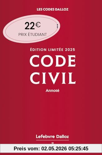 Code civil 2025, annoté
