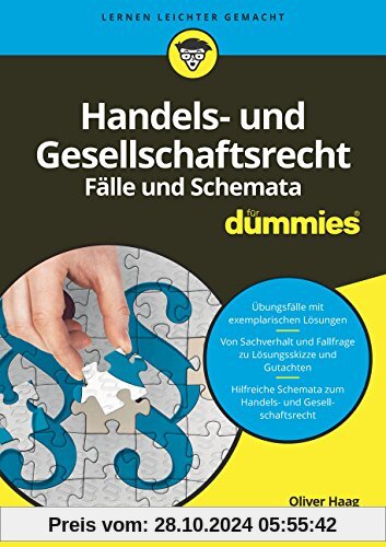 Handels- und Gesellschaftsrecht Fälle und Schemata für Dummies