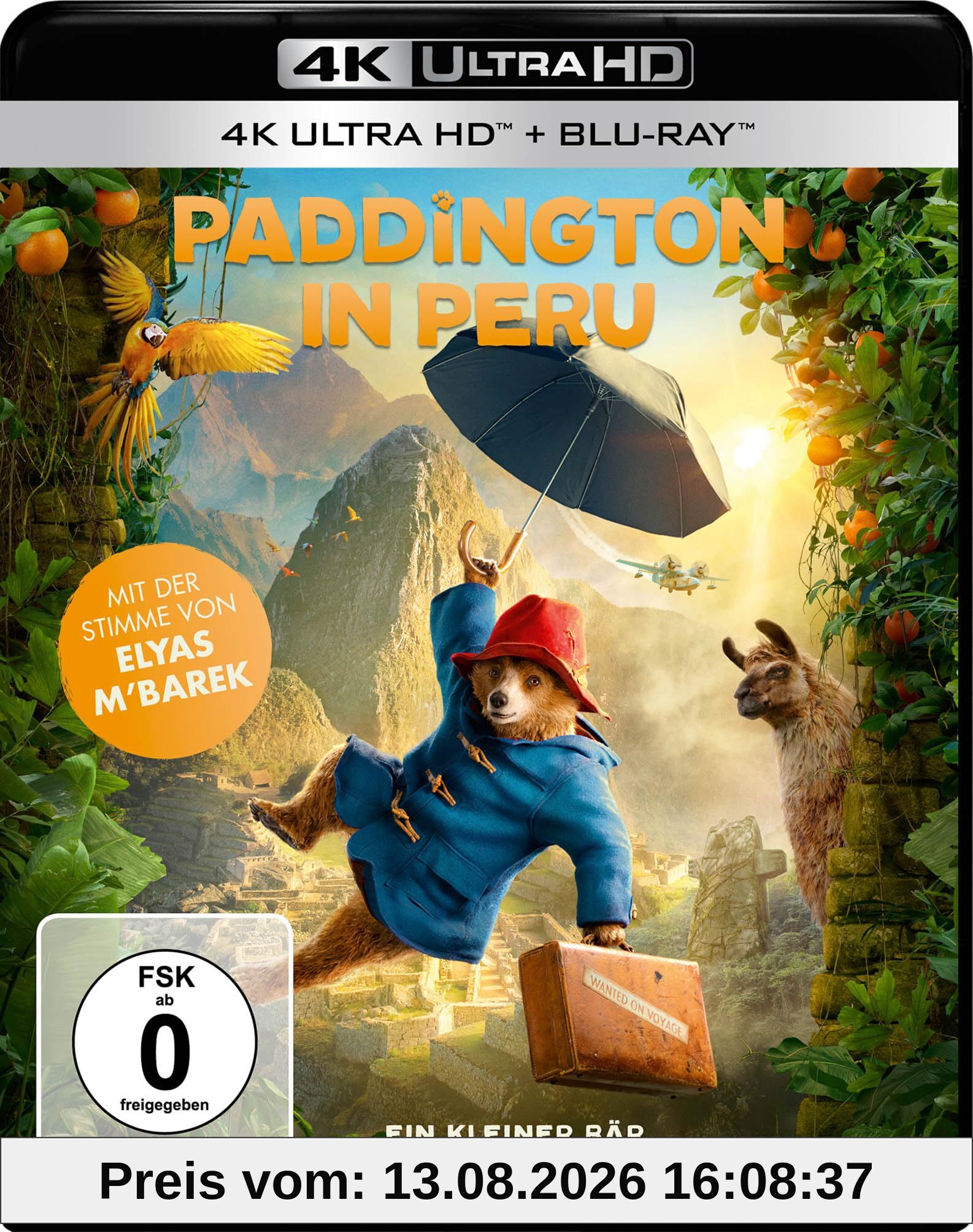 Paddington in Peru (4K-UHD + Blu-ray)
