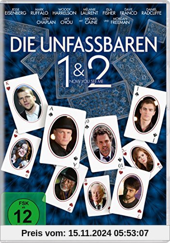 Die Unfassbaren - Now you see me 1&2 [2 DVDs]