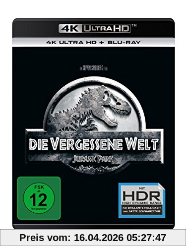Jurassic Park 2 - Vergessene Welt (4K Ultra HD) (+ Blu-ray)