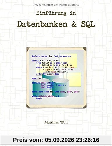 Einführung in Datenbanken & SQL