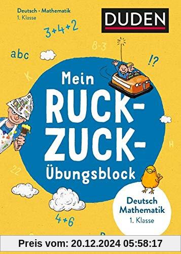 Mein Ruckzuck-Übungsblock Deutsch/Mathe 1. Klasse