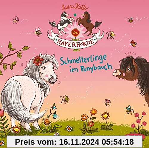 Die Haferhorde - Teil 4: Schmetterlinge im Ponybauch: Ungekürzte Lesung mit Bürger Lars Dietrich (2 CDs)