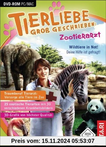 Tierliebe groß geschrieben: Zootierarzt (PC+MAC-DVD)