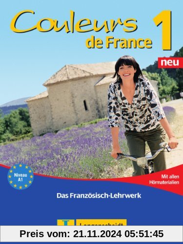 Couleurs de France Neu 1 - Lehr- und Arbeitsbuch mit Beiheft Extra und allen Hörmaterialien