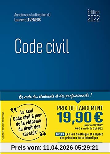 Code civil 2022