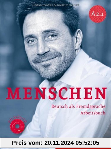 Menschen A2/1: Deutsch als Fremdsprache / Arbeitsbuch mit Audio-CD