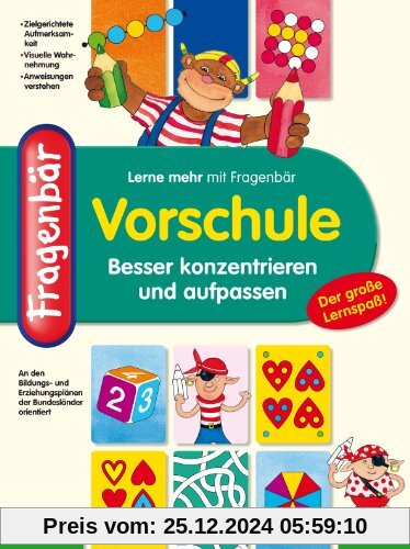 Fragenbär, Vorschule - Besser konzentrieren und aufpassen