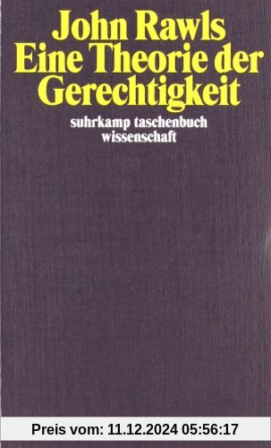 Eine Theorie der Gerechtigkeit (suhrkamp taschenbuch wissenschaft)