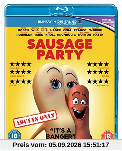 Sausage Party [Blu-ray] [2016] UK-Import, Sprache-Englisch. Polnisch