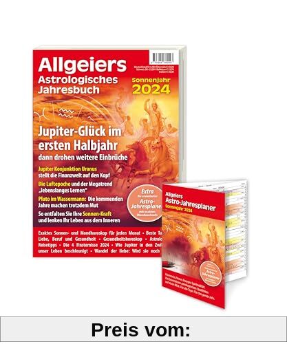 Allgeiers Astrologisches Jahresbuch 2024: Mit herausnehmbarem ASTRO-JAHRESPLANER