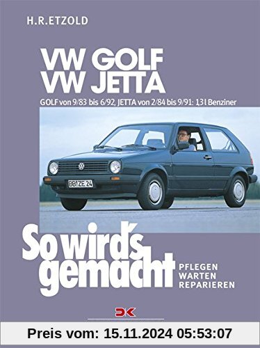 So wird's gemacht, Bd.43, VW Golf von 9/83 bis 6/92, VW Jetta von 2/84 bis 9/91.