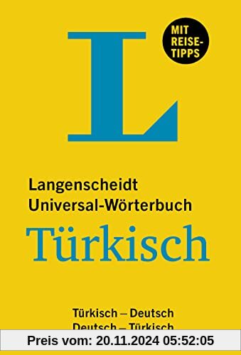 Langenscheidt Universal-Wörterbuch Türkisch: Türkisch-Deutsch / Deutsch-Türkisch