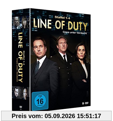 Line of Duty - Cops unter Verdacht, Staffel 1-4 [9 DVDs]