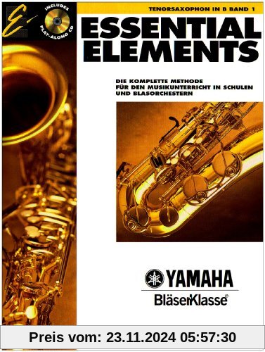 Essential Elements, für Tenorsaxophon in B, m. Audio-CD