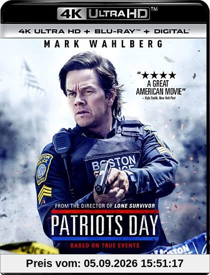 Patriots Day 4K Ultra HD [Blu-ray + Digital HD]
