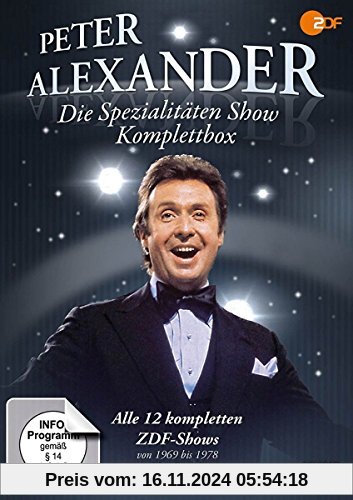 Peter Alexander: Die Spezialitäten Show - Komplettbox [7 DVDs]