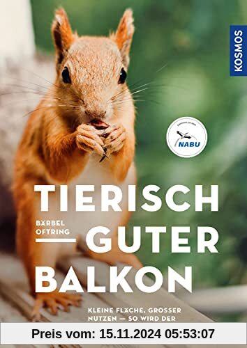 Tierisch guter Balkon: Kleine Fläche, großer Nutzen - so wird der Balkon zum Tierparadies