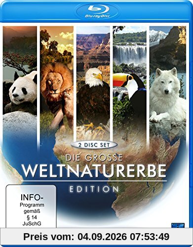 Die große Weltnaturerbe Edition (2 Disc Set) [Blu-ray]