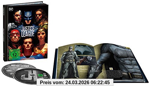 Justice League als Steelbook (Limited Edition) (4K Ultra HD + 2D Blu-ray) [Blu-ray]