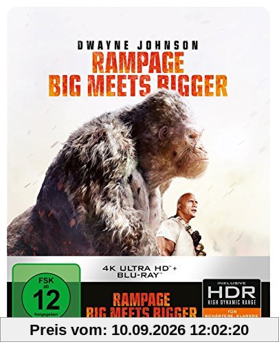 Rampage: Big Meets Bigger 4K Ultra HD Steelbook [Blu-ray] [Limited Edition]