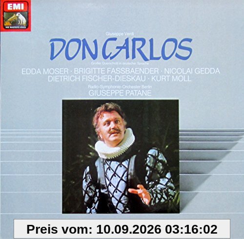Verdi: DON CARLOS (Großer Querschnitt in deutscher Sprache) [Vinyl LP] [Schallplatte]
