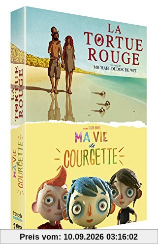 Coffret 2 films : ma vie de courgette ; la tortue rouge [FR Import]