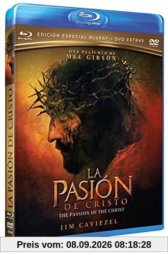 La Pasión de Cristo BD + DVD extras 2004 The Passion of the Christ [Blu-ray]