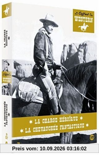 Coffret western : la charge héroïque ; la chevauchée fantastique [FR Import]