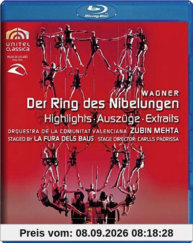 Wagner: Der Ring des Nibelung - Auszüge 130 min. (La Fura dels Baus) [Blu-ray]