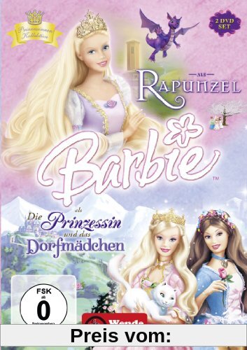 Barbie als: Rapunzel / Barbie als Die Prinzessin und das Dorfmädchen [2 DVDs]