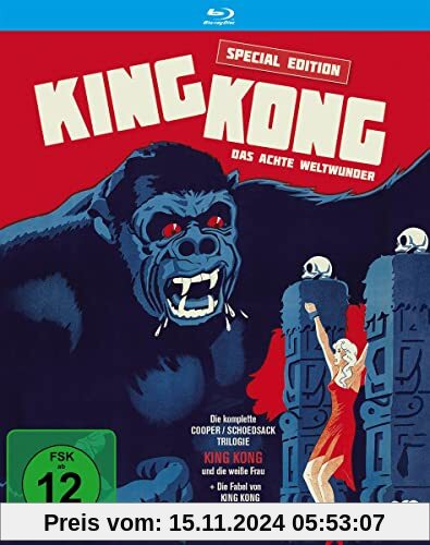 King Kong - Das achte Weltwunder: Die komplette Cooper-/Schoedsack-Trilogie (Special Edition) + Originalsynchro Die Fabe