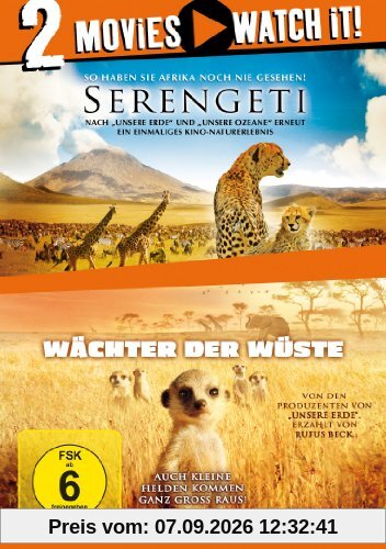 Serengeti/Wächter der Wüste [2 DVDs]